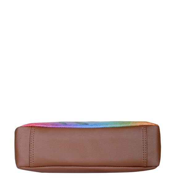 Printed Leather Shoulder Tote Bag for Women – Top Handle Handbag Purse Work - Picture 7 of 9